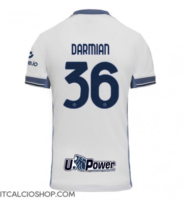 Inter Milan Matteo Darmian #36 Seconda Maglia 2024-25 Manica Corta